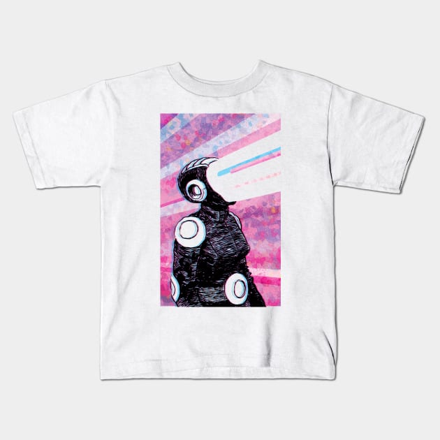 Eyes Without a Face Kids T-Shirt by jesse.lonergan